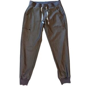 Figs Women's Technical Collection Scrub Pants. Gray. Jogger Bottom Size Small